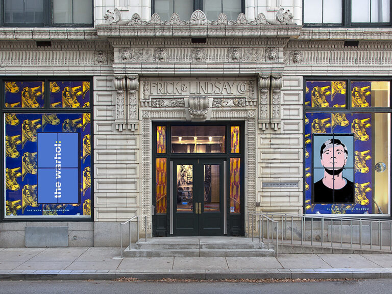 front entrance to the Andy Warhol Museum